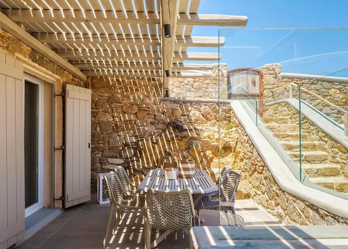 شقة فندقية Mykonian & Merchia Beach