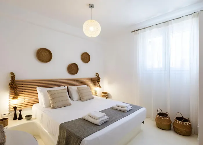 شقة فندقية Mykonian & Merchia Beach