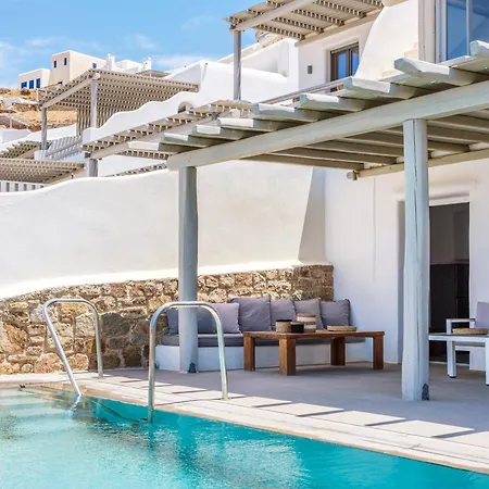 Lägenhetshotell Mykonian & Merchia Beach